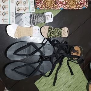 Sseko ribbon sandals